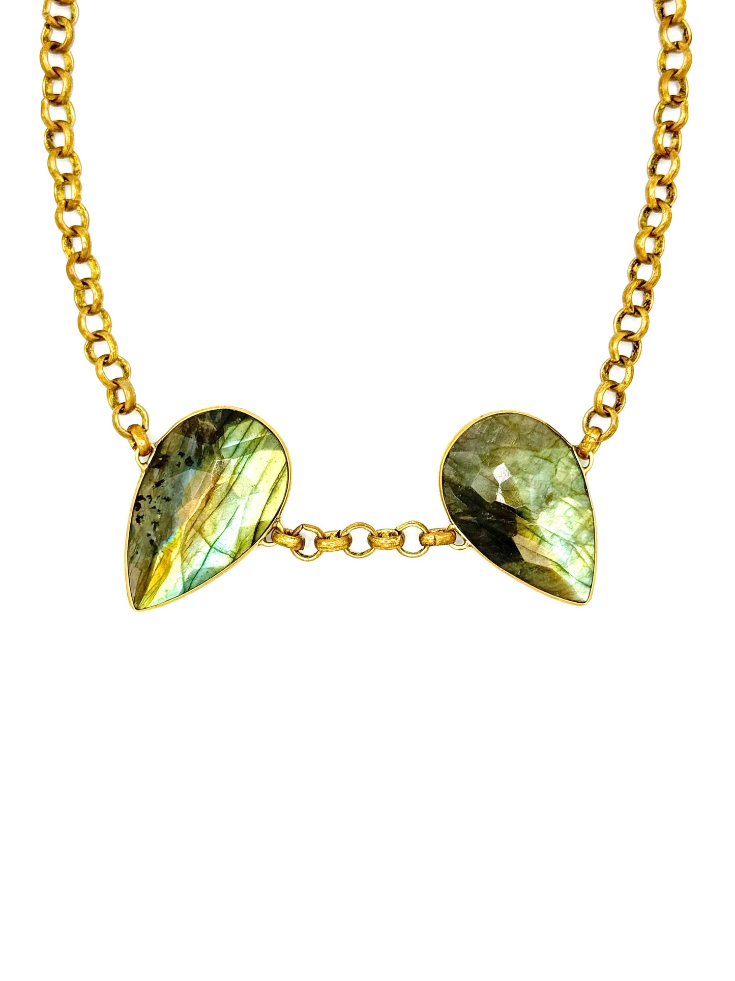 Double Labradorite Necklace