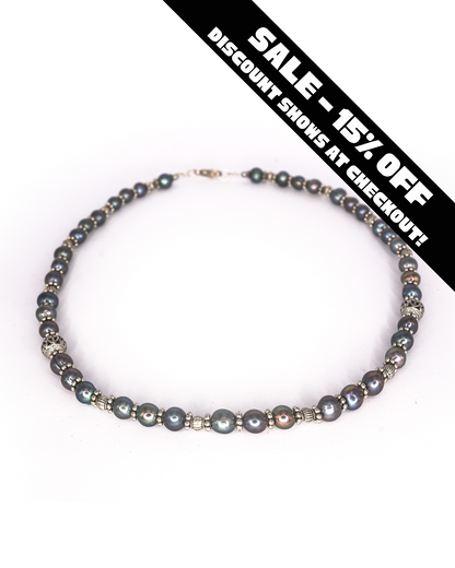 Multi Pearl Bead Necklace