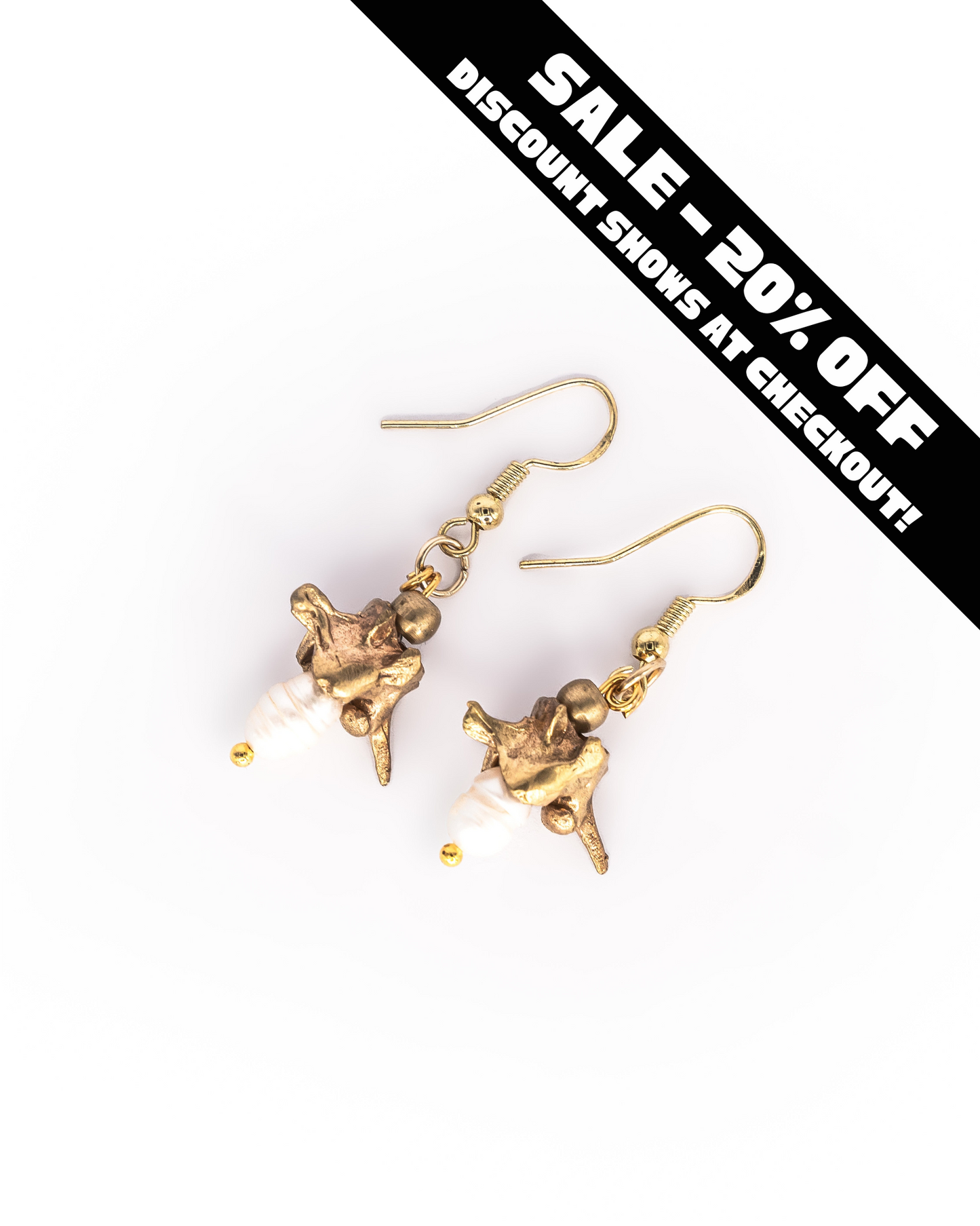 Snake Vertebrae Earrings