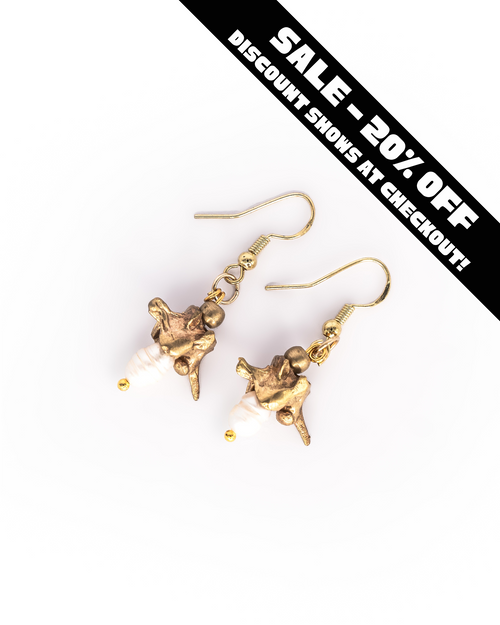 Snake Vertebrae Earrings